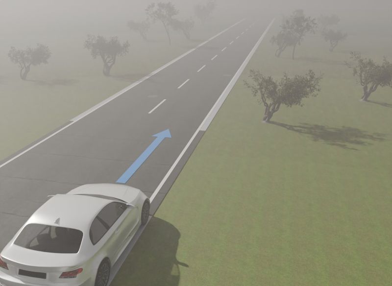 Sytuacja drogowa 3D do pytania 6